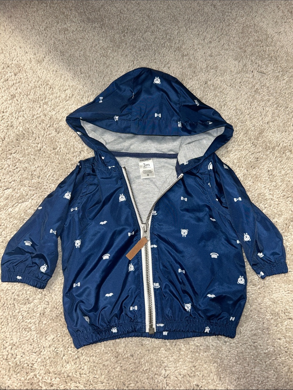 Carters Boy Navy Baby Windbreaker Jacket